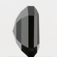 IGI CERTIFIED 1.22 Ct Natural Loose Diamond Radiant Cut Fancy Black Color 6 MM KDL8539