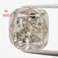1.01 Ct Natural Loose Diamond, Cushion Diamond, Green Diamond, Polished Diamond, Real Diamond, Rustic Diamond, Antique Diamond L5953