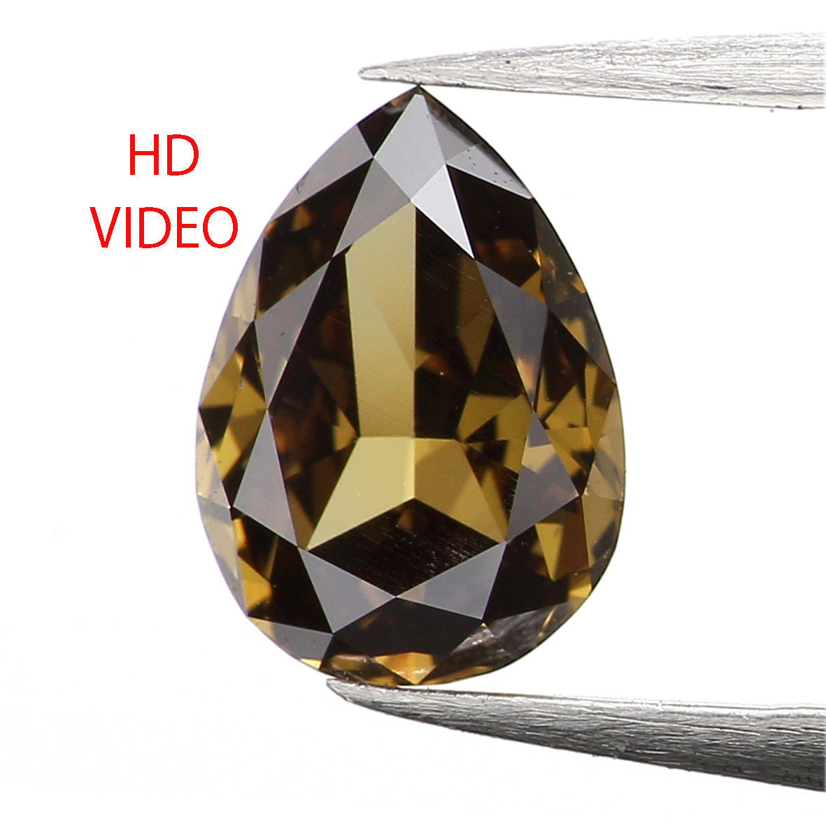 0.46 CT Natural Loose Pear Shape Diamond Green Color Pear Cut Diamond 6.15 MM Natural Loose Yellow Diamond Pear Brilliant Cut Diamond LQ5190