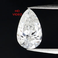 0.51 CT Natural Loose Diamond, Pear Diamond, White Diamond, Rustic Diamond, Pear Cut Diamond, Rose Cut Diamond, Fancy Color Diamond KDL9755