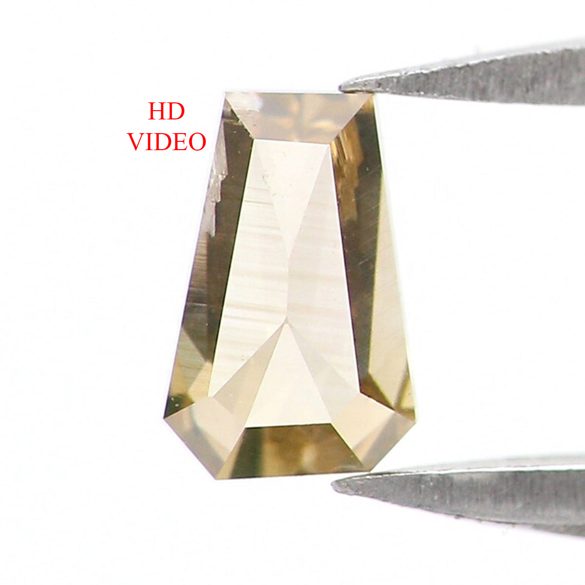 Natural Loose Antique Brown Color Diamond 0.36 CT 5.10 MM Geometric Shape Rose Cut Diamond KR604