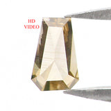 Natural Loose Antique Brown Color Diamond 0.36 CT 5.10 MM Geometric Shape Rose Cut Diamond KR604