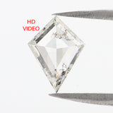 Natural Loose Kite Diamond White-G Color 0.77 CT 8.78 MM Kite Shape Rose Cut Diamond KDL2681