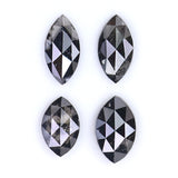 Natural Loose Marquise Black Color Diamond 0.94 CT 5.30 MM Marquise Shape Rose Cut Diamond L1606