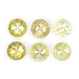 0.98 Ct Natural LoosNatural Loose Rose Cut Yellow Color Diamond 0.98 CT 3.10 MM Round Rose Cut Shape Diamond L4485e Diamond, Round Rose Cut Diamond, Yellow Diamond, Rose Cut Diamond, Rustic Diamond, Real Diamond L4485
