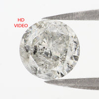 Natural Loose Round Brilliant Cut Diamond White - G Color 1.00 CT 6.40 MM Round Shape Brilliant Cut Diamond L2664