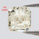 Natural Loose Square Diamond White - J Color 1.31 CT 5.91 MM Square Shape Rose Cut Diamond KDL2574