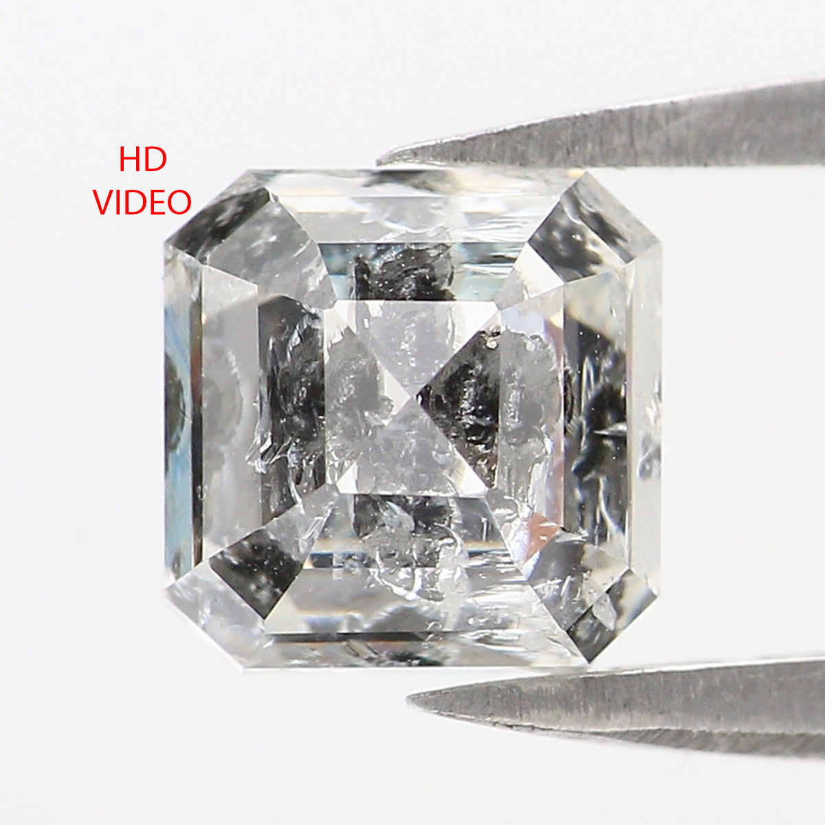 2.08 CT Natural Loose Radiant Shape Diamond White - G Color Radiant Cut Diamond 6.35 MM Natural Loose Radiant Shape Rose Cut Diamond QL2656