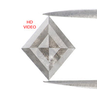 Natural Loose Kite Diamond Grey Color 1.50 CT 9.60 MM Kite Shape Rose Cut Diamond KDK2049