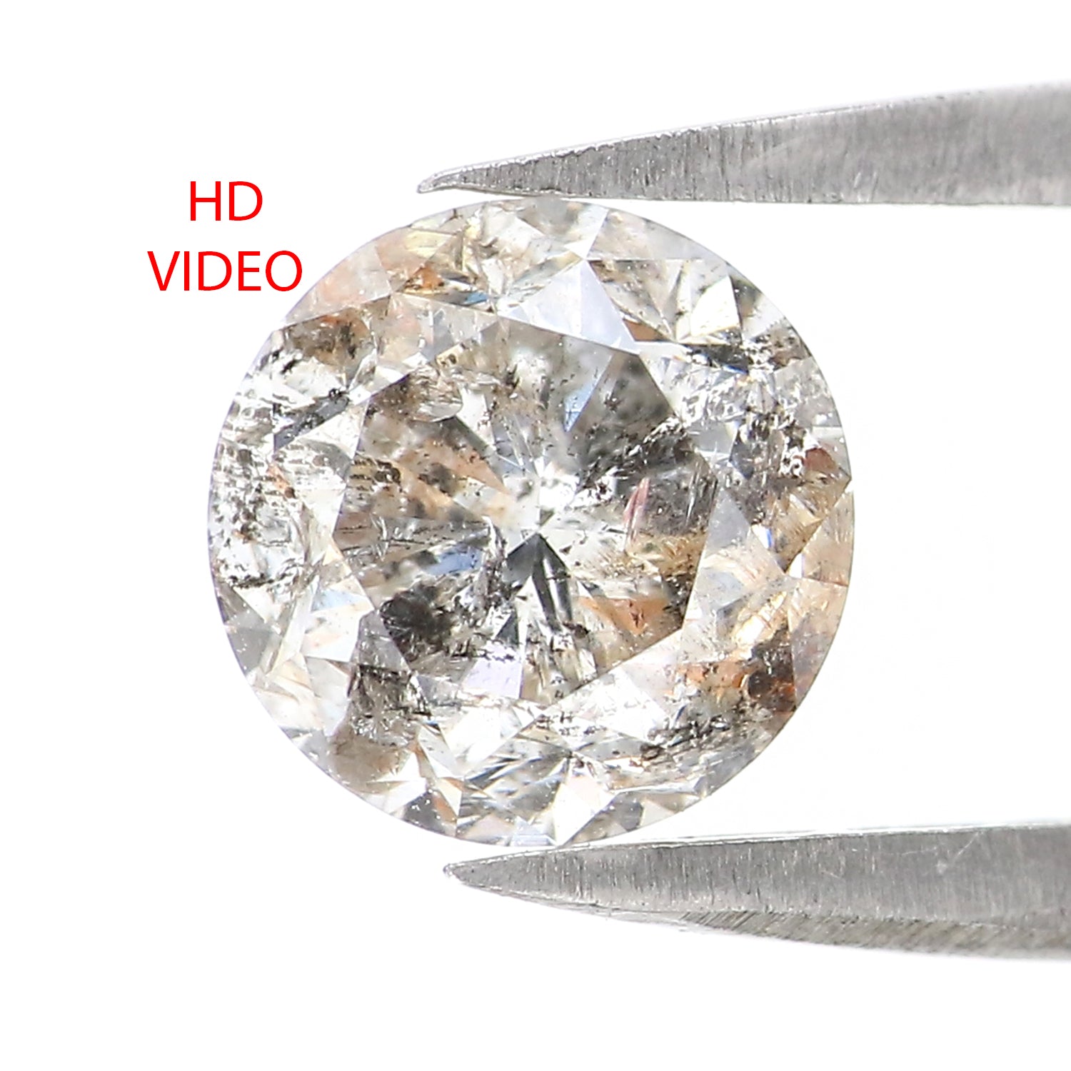 Natural Loose Round Brilliant Cut Diamond White - G Color 1.45 CT 6.75 MM Round Shape Brilliant Cut Diamond KDL2616