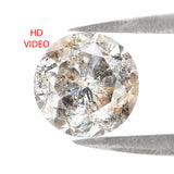 Natural Loose Round Brilliant Cut Diamond White - G Color 1.45 CT 6.75 MM Round Shape Brilliant Cut Diamond KDL2616