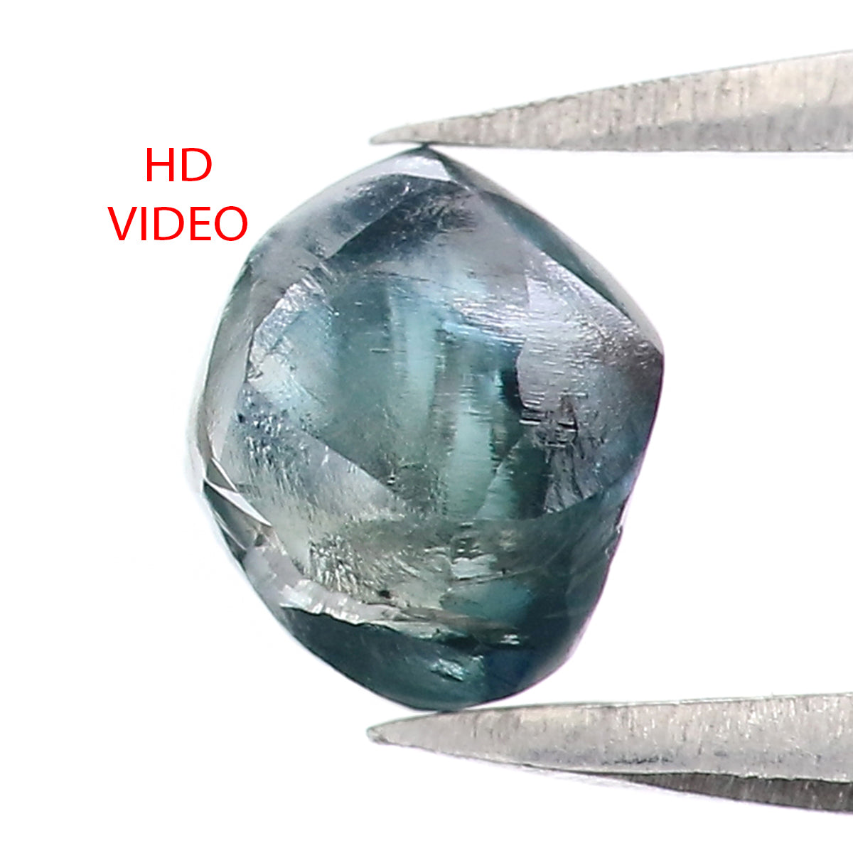Natural Loose Rough Blue Color Diamond 0.91 CT 5.73 MM Rough Irregular Cut Diamond KDL2239