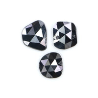 Natural Loose Slice Black Color Diamond 1.60 CT 7.56 MM Slice Shape Rose Cut Diamond L2670