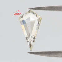 Natural Loose Kite Diamond White-J Color 0.80 CT 9.71 MM Kite Shape Rose Cut Diamond L2625