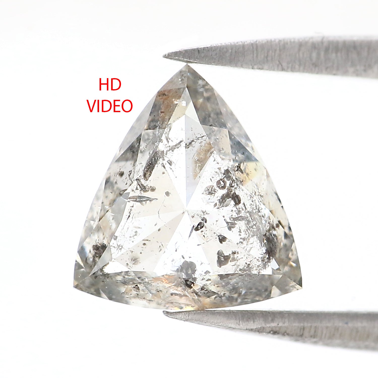 2.09 CT Natural Loose Triangle Shape Diamond White - G Triangle Cut Diamond 8.50 MM Natural White - G Color Triangle Rose Cut Diamond QL2592