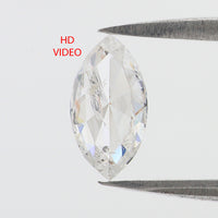 Natural Loose Marquise Diamond White-G Color 0.87 CT 8.86 MM Marquise Shape Rose Cut Diamond KDL2685