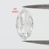 Natural Loose Marquise Diamond White-G Color 0.87 CT 8.86 MM Marquise Shape Rose Cut Diamond KDL2685