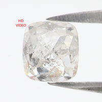 Natural Loose Cushion Diamond White - G Color 1.21 CT 5.97 MM Cushion Shape Rose Cut Diamond KDL2583
