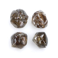Natural Loose Rough Dark Brown Color Diamond 2.10 CT 4.00 MM Rough Shape Rose Cut Diamond KDL7976