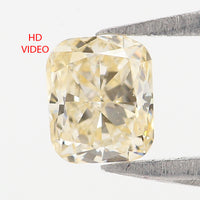 0.31 Ct Natural Loose Diamond Cushion Yellow Color SI1 Clarity 4.40 MM L8614
