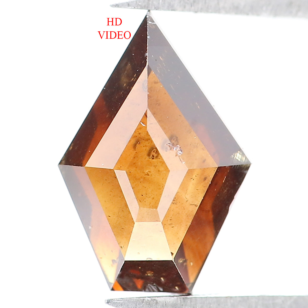 1.04 CT Natural Loose Shield Shape Diamond Brown Color Shield Cut Diamond 8.65 MM Natural Loose Brown Diamond Shield Rose Cut Diamond QL1756