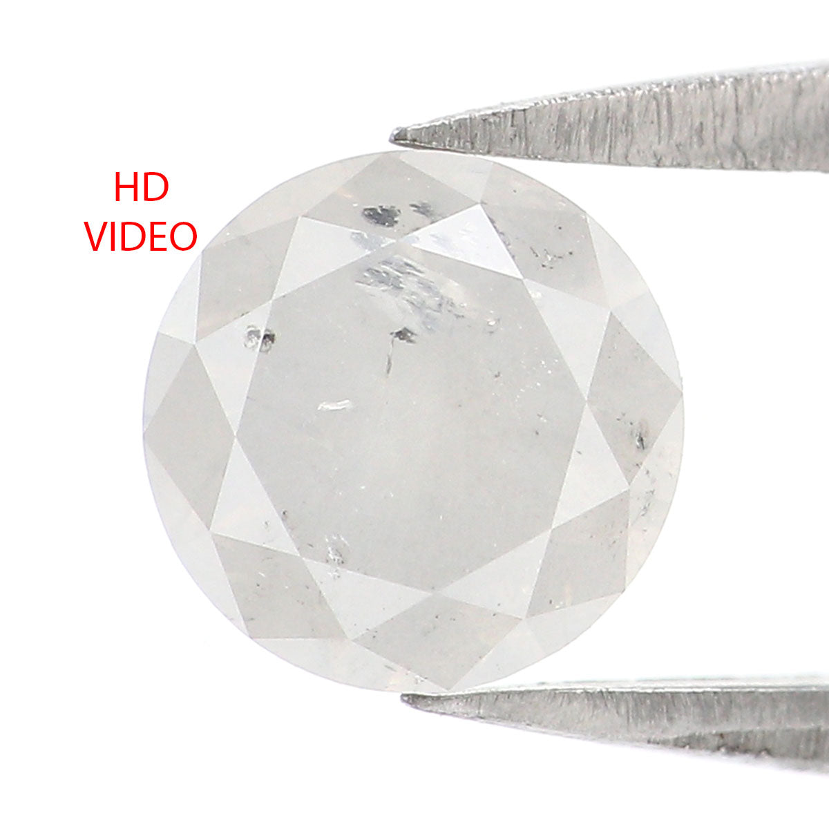 1.16 CT Natural Loose Round Shape Diamond Grey Color Round Cut Diamond 6.45 MM Natural Loose Diamond Round Brilliant Cut Diamond LQ2293