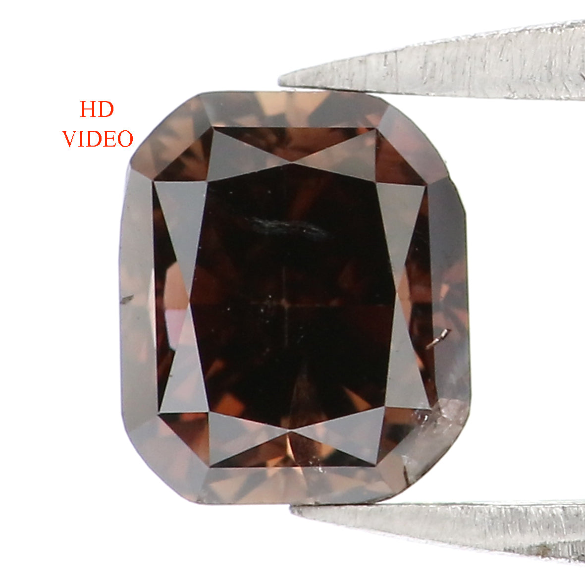 1.05 CT Natural Loose Cushion Shape Diamond Brown Color Cushion Diamond 5.75 MM Natural Brown Diamond Cushion Brilliant Cut Diamond LQ1829