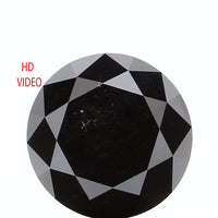 2.98 Ct Natural Loose Diamond, Black Color Diamond, Round Diamond, Round Brilliant Cut Diamond, Sparkling Diamond, Rustic Diamond L407