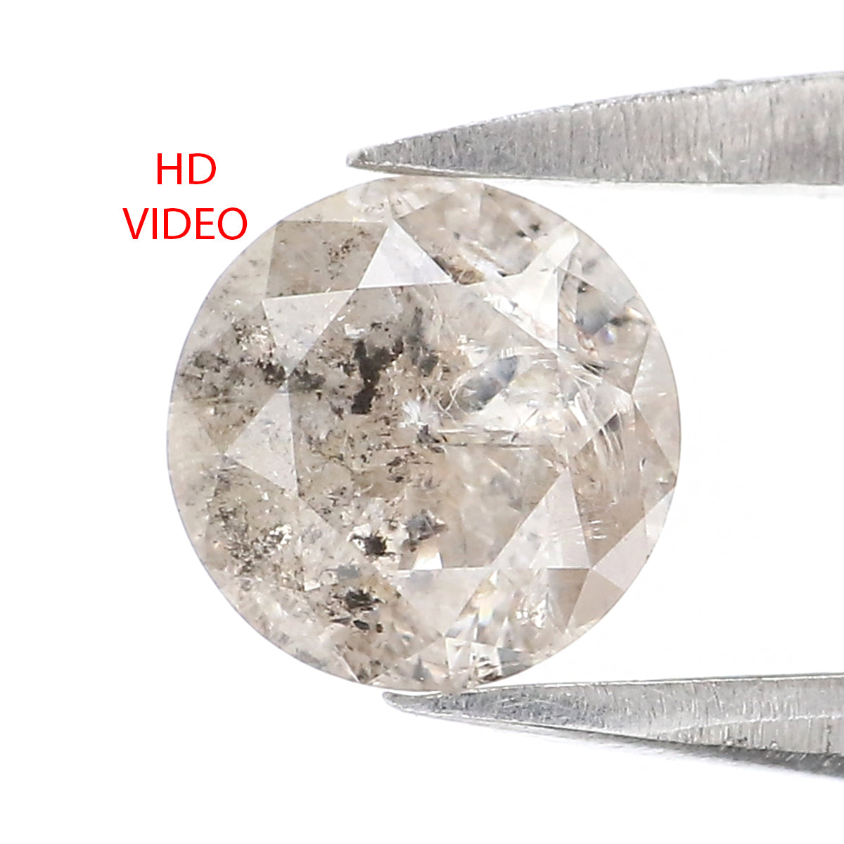 Natural Loose Round Brilliant Cut Diamond Grey Color 0.80 CT 5.88 MM Round Shape Brilliant Cut Diamond L2613