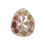 Natural Loose Pear Grey Brown Color Diamond 1.28 CT 7.50 MM Pear Shape Rose Cut Diamond L6718