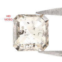 Natural Loose Radiant Brown Color Diamond 0.42 CT 4.59 MM Radiant Shape Rose Cut Diamond L5960