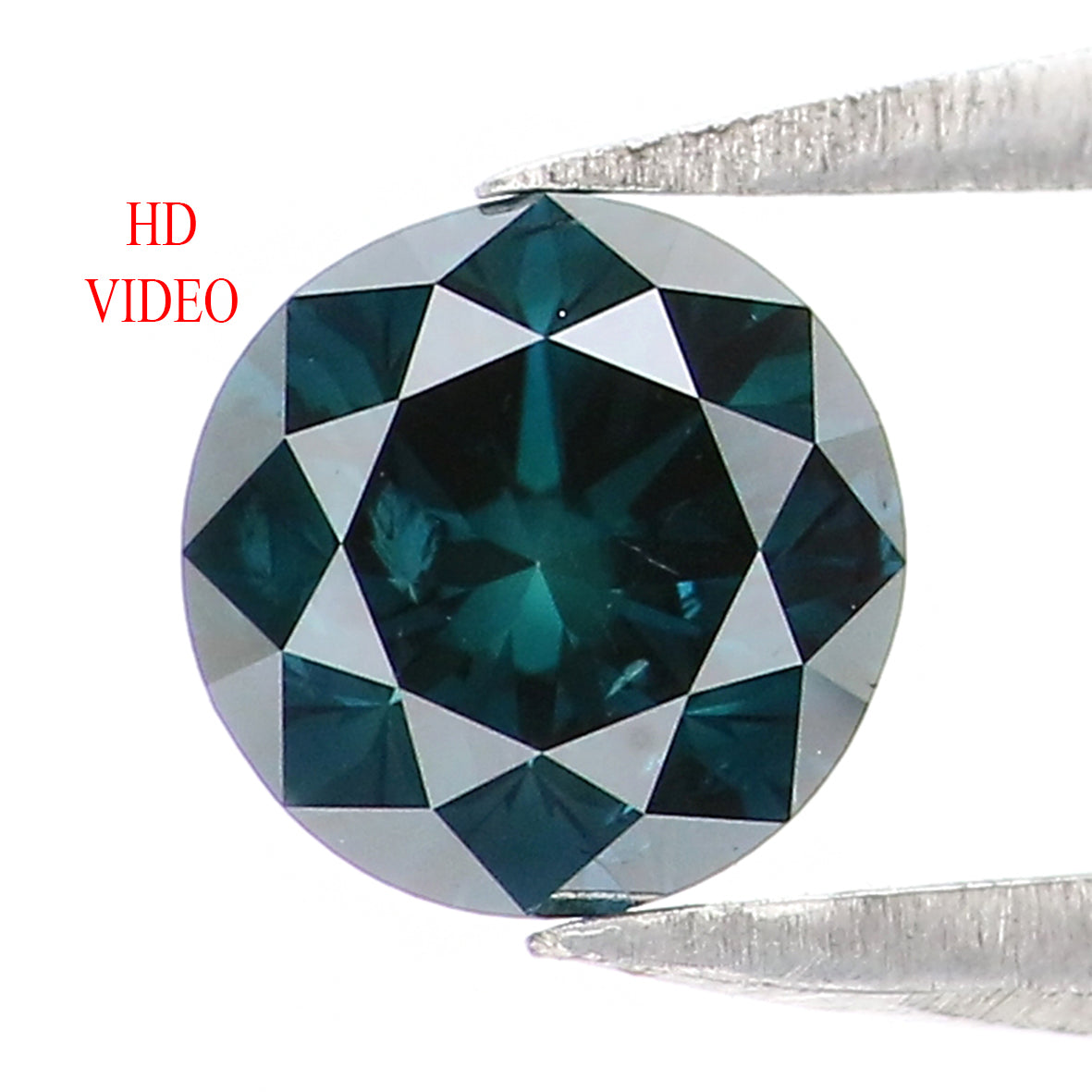 Natural Loose Round Blue Color Diamond 0.53 CT 5.00 MM Round Shape Brilliant Cut Diamond KDL6201