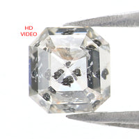 Natural Loose Emerald Shape White - G Color Diamond 1.18 CT 5.66 MM Emerald Shape Rose Cut Diamond KDL2627