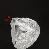 Natural Loose Rough White-F Color Diamond 1.34 CT 6.40 MM Rough Irregular Cut Diamond KDL2484