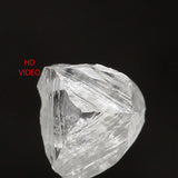 Natural Loose Rough White-F Color Diamond 1.34 CT 6.40 MM Rough Irregular Cut Diamond KDL2484