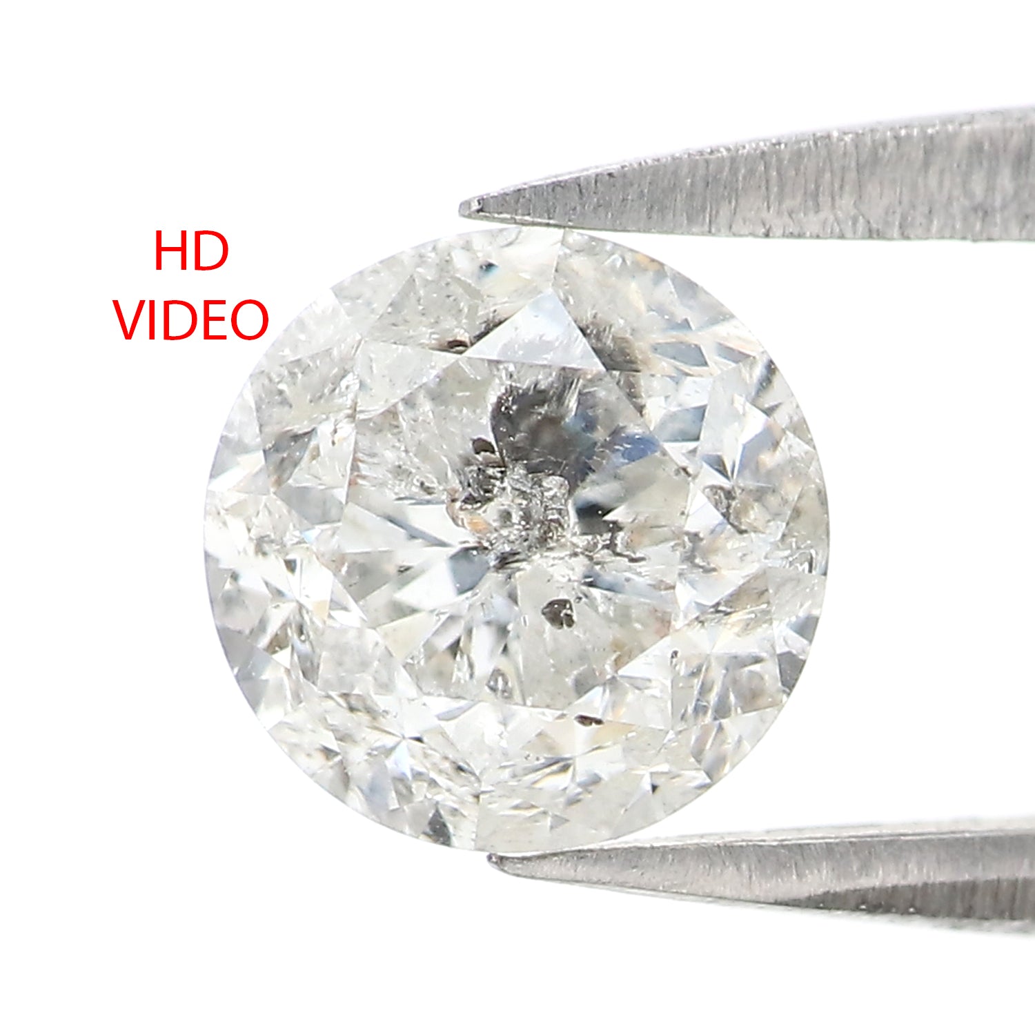 Natural Loose Round Brilliant Cut Diamond White - G Color 1.27 CT 6.45 MM Round Shape Rose Cut Diamond L2579