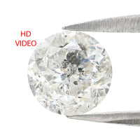 Natural Loose Round Brilliant Cut Diamond White - G Color 1.27 CT 6.45 MM Round Shape Rose Cut Diamond L2579