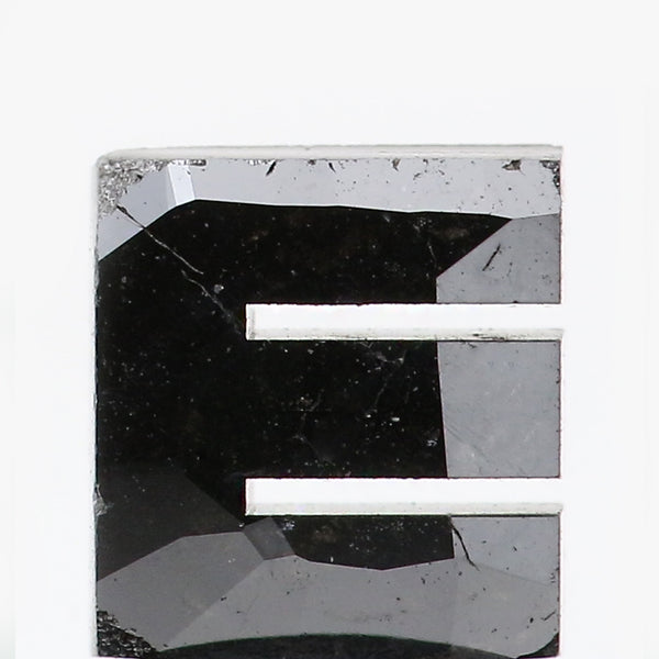 0.97 Ct Natural Loose Diamond Alphabate E Black Color I3 Clarity 6.30 MM L8727