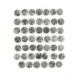 1.36 Ct Natural Loose Diamond, Round Brilliant Cut, Salt Pepper Diamond, Black Diamond, Gray Diamond, Round Cut Diamond, Real Diamond L097