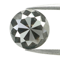 2.69 Ct Natural Loose Diamond, Round Rose Cut Diamond, Black Diamond, Rose Cut Diamond, Rustic Diamond, Real Diamond KDL180