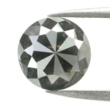 2.69 Ct Natural Loose Diamond, Round Rose Cut Diamond, Black Diamond, Rose Cut Diamond, Rustic Diamond, Real Diamond KDL180
