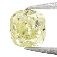 0.13 Ct Natural Loose Diamond, Cushion Diamond, Yellow Diamond, Polished Diamond, Real Diamond, Rustic Diamond, Antique Diamond L5494