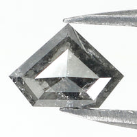 0.78 Ct Natural Loose Diamond, Shield Cut Diamond, Black Color Diamond, Rose Cut Diamond, Real Rustic Diamond, Antique Diamond KDK2266