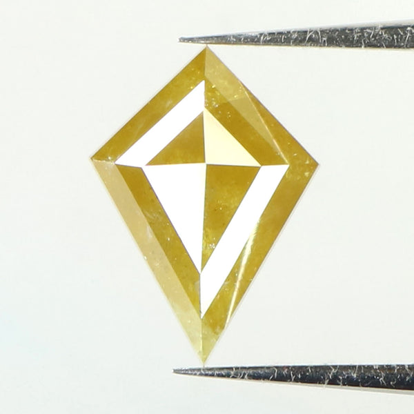 2.08 Ct Natural Loose Diamond, Kite Diamond, Yellow Diamond, Antique Diamond, Kite Cut Diamond, Rustic Diamond, Real Diamond KDL9674