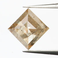 0.59 Ct Natural Loose Diamond Kite Yellow Grey Color 6.30 MM KDL9235