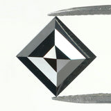 1.96 Ct Natural Loose Diamond, Kite Cut Diamond, Black Color Diamond, Rose Cut Diamond, Rustic Diamond, Real Diamond KDL9571