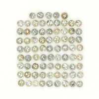 2.49 Ct Natural Loose Diamond, Round Rose Cut Diamond, Grey Diamond, Yellow Diamond, Rose Cut Diamond, Rustic Diamond, Real Diamond L094
