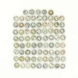 2.49 Ct Natural Loose Diamond, Round Rose Cut Diamond, Grey Diamond, Yellow Diamond, Rose Cut Diamond, Rustic Diamond, Real Diamond L094