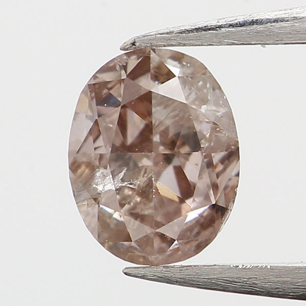 0.15 Ct Natural Loose Diamond, Oval Diamond, Brown Diamond, Antique Diamond, Rustic Diamond, Polished Diamond, Real Diamond L5444