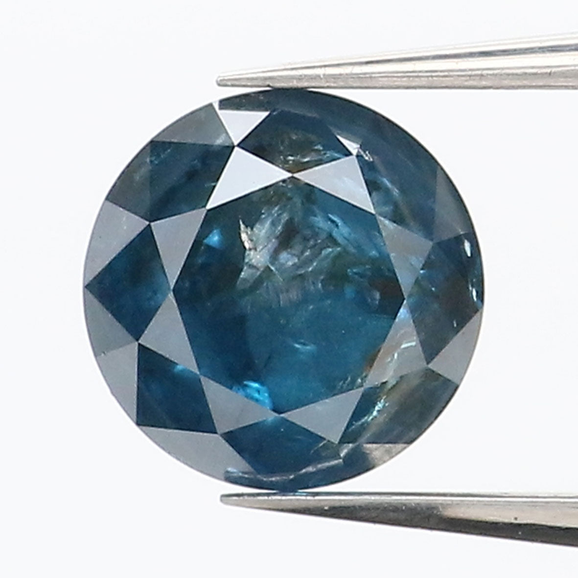 0.59 Ct Natural Loose Diamond Round Blue Color 5.02 MM GRL9420